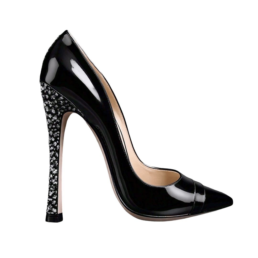 black high heel