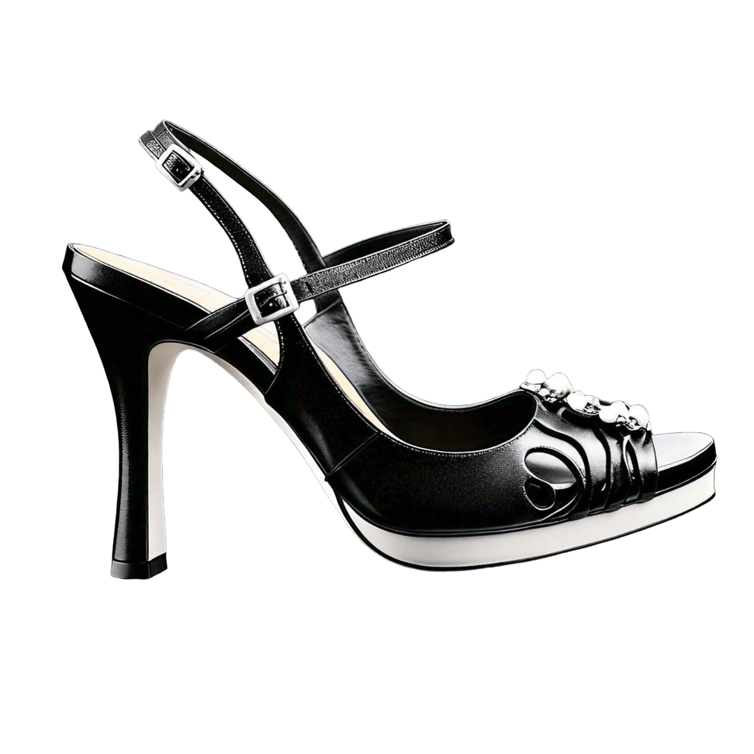 black high heel