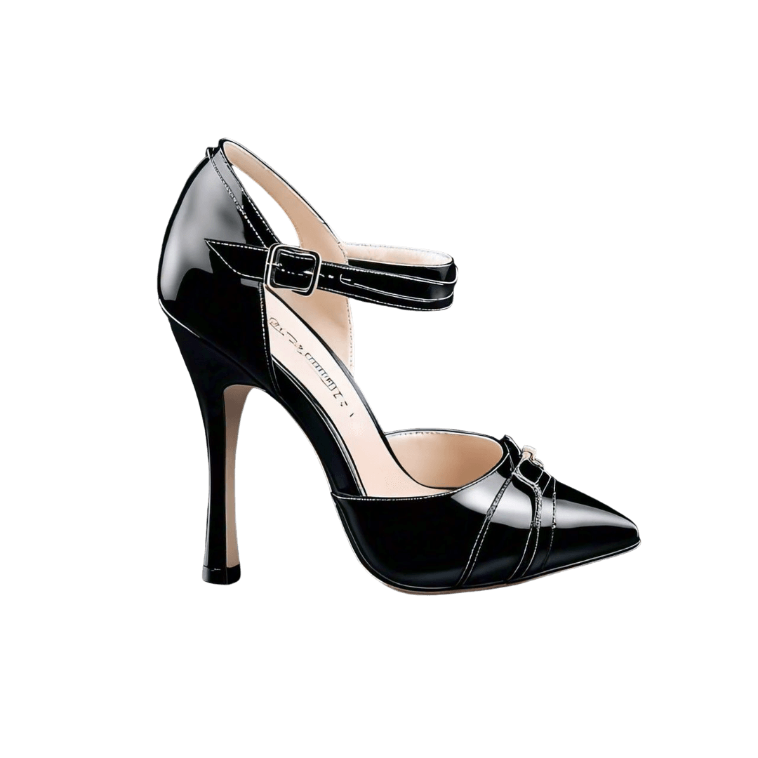 black high heel