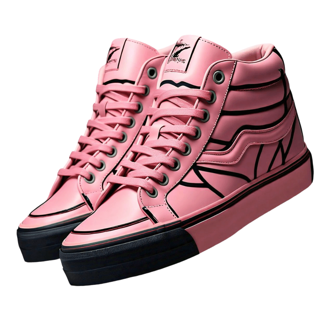 pink shoes