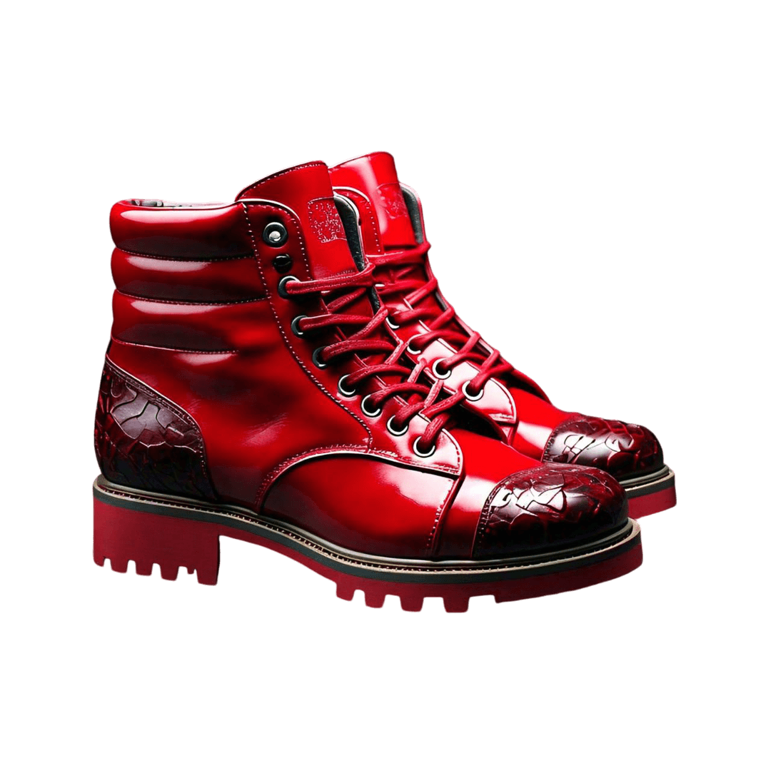 red shoes