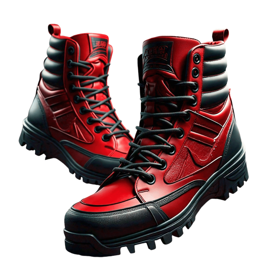 red shoes