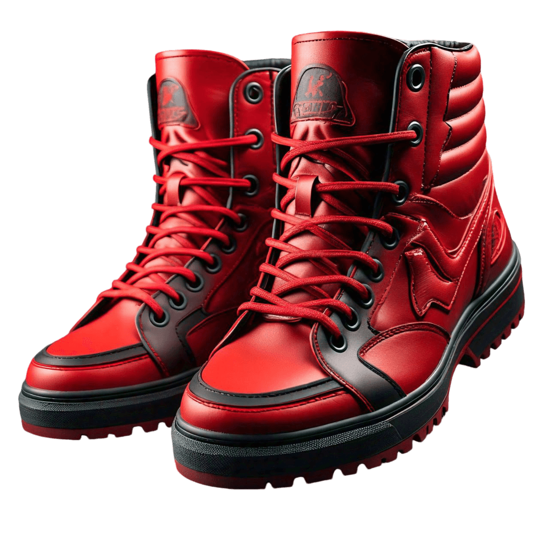 red shoes