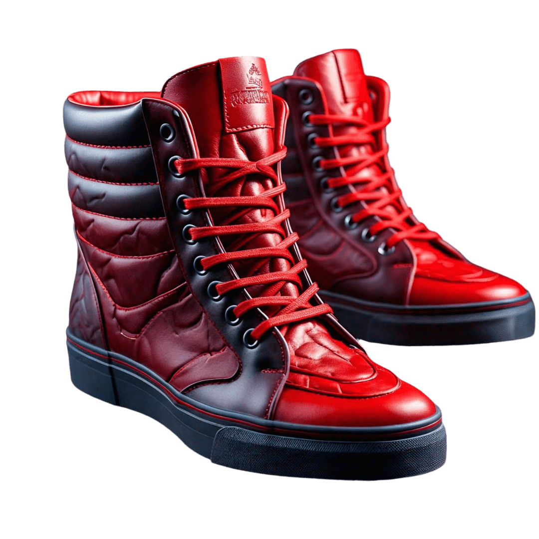 red shoes